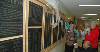 Founders Wall Dedication