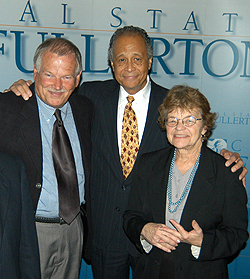 President Gordon, Sandra Sutphen andRoger Albers