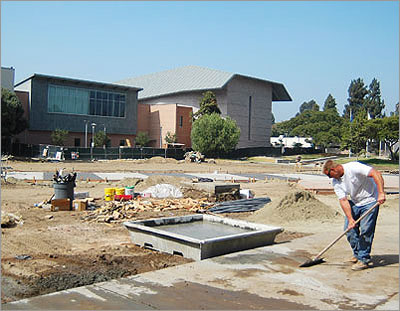 construction site of performing arts building