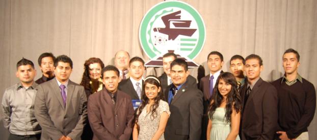 Members of Cal State Fullerton's chapter of Mexican American Engineers