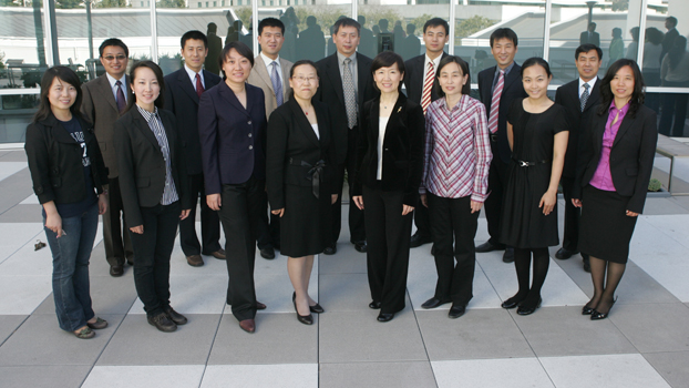 TUFE Participants pose for a photo at the conclusion of their studies at Cal State Fullerton.