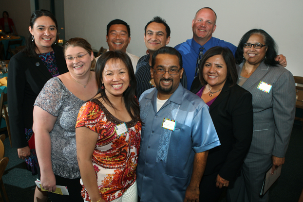 Some of the educators who will graduate with a doctate in education-concentration in community college leadership