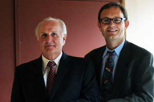 John R. Jensen and current department chair, John Carroll.