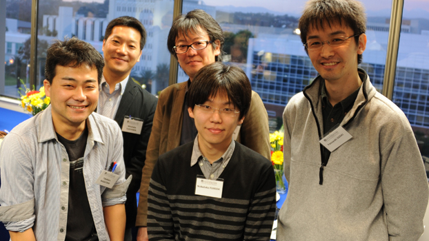 Five visiting professors from Osaka University