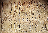 An example of Mayan writing.