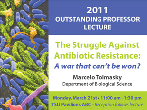 Poster for the Outstanding Professor Talk