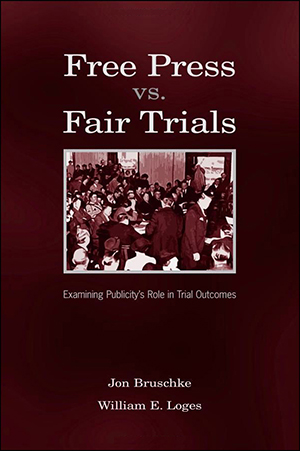 Brown book cover for “Free Press vs. Fair Trials” 