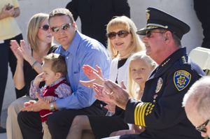 University Police Chief Dennis DeMaio and his family.