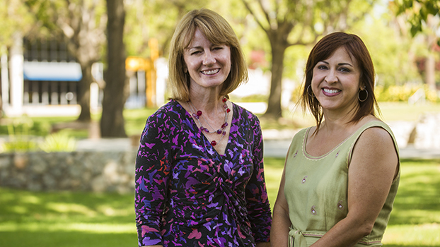 Sue Fisher and Pat Balderas.