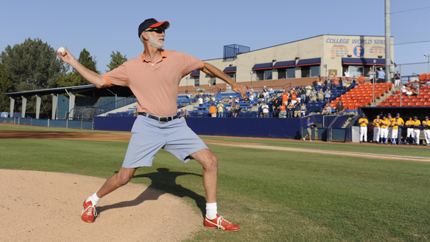 Mel Franks on the baseball field