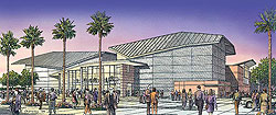 Rendering of new performing arts center