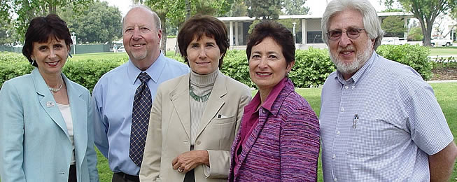 Sheila Tobias with the Deans