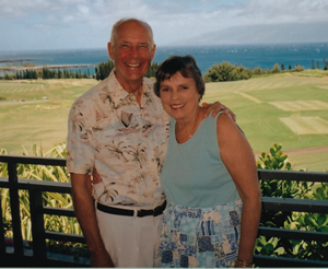 Roberta Browning and husband Lee Broadbent
