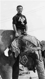 Jack Hale in 1962 Elephant Races