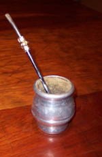 A silver 'mate' cup