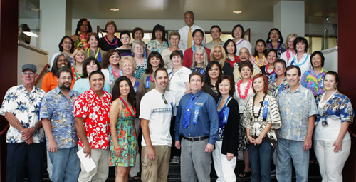 Members of the campus community who have served for 10 years.