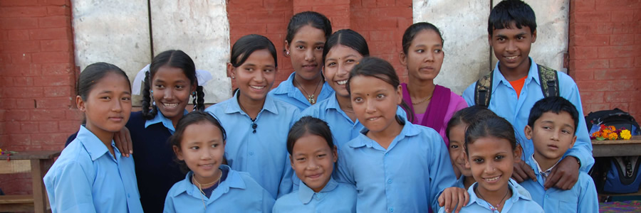 Nepalese schoolchildren