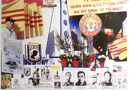Collage of Vietname War Materials