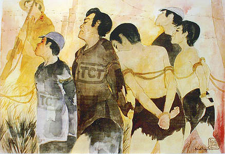 Vietnamese Prisoners, drawing