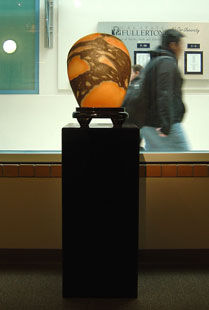 Orange Stone sculpture