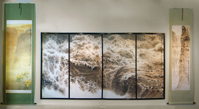 Scrolls of lanscapes