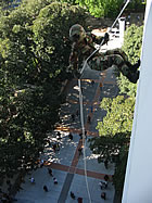 rappelling