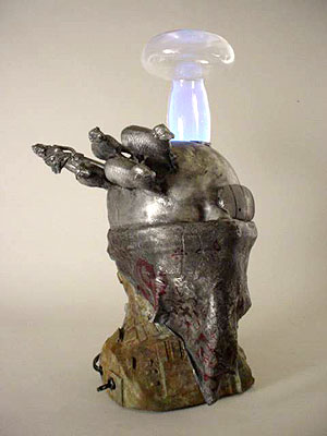 Leave sculpture