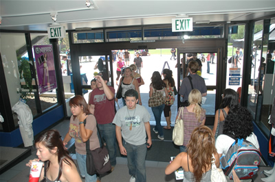 Many students found their way to Titan Shops where they were able to buy not only books and school supplies, but Titan wear and snacks.