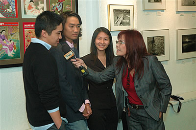 Huong Tho and Vietnamese students