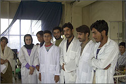Afghan nursing students