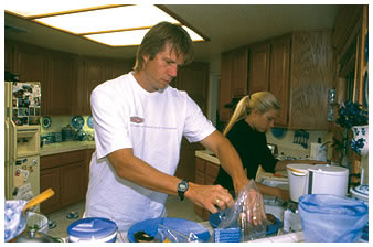 Rodney in the kitchen